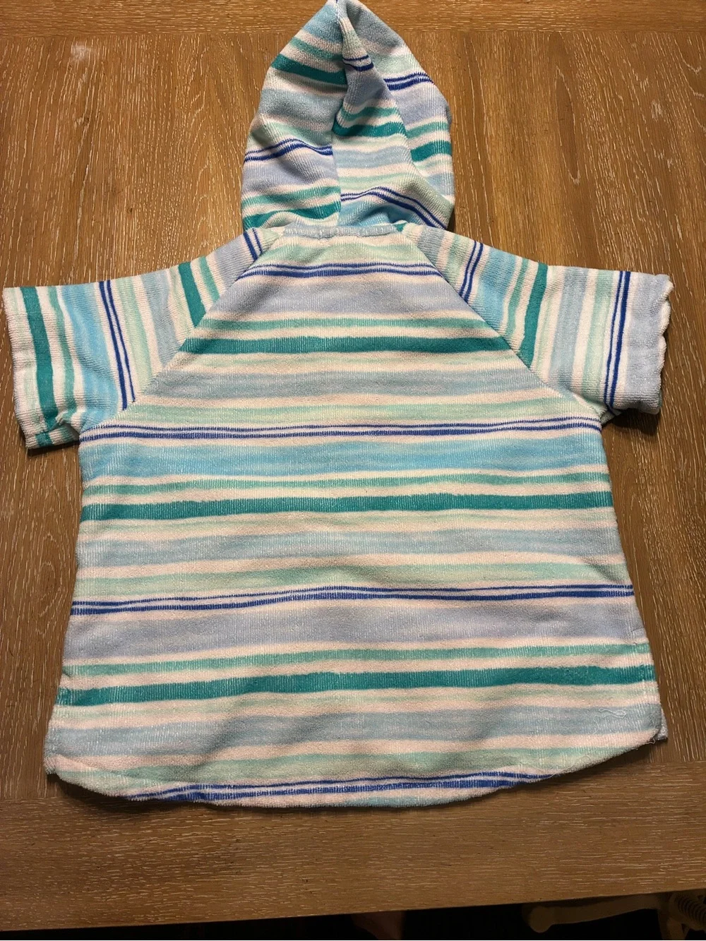 Tommy Bahama Toddler  Striped Hooded Zip-Up Swim Cover